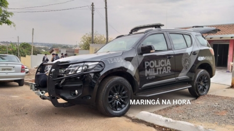 foto de PC e PM realizam operação no Conjunto Santa Felicidade em Maringá