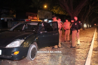 foto de Câmeras de segurança registrou motorista sendo assaltada por três elementos após acidente em Maringá