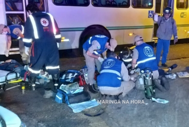 foto de Motociclista morre após acidente com ônibus em Maringá