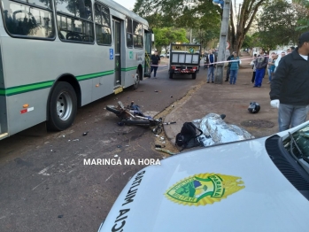 foto de Motociclista morre a caminho do trabalho após acidente com ônibus em Maringá