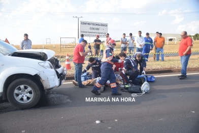 foto de Idoso morre ao ser atropelado por caminhonete em Mandaguari 