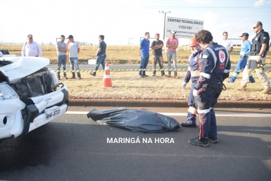 foto de Idoso morre ao ser atropelado por caminhonete em Mandaguari 