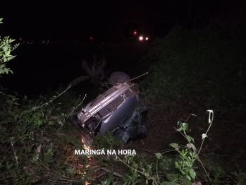 foto de Jovem de 18 anos perde a vida após veículo capotar e cair em ribanceira entre Doutor Camargo e Ivatuba