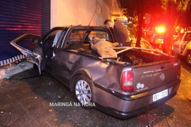 foto de Moça fica inconsciente  após acidente grave na área central de Maringá