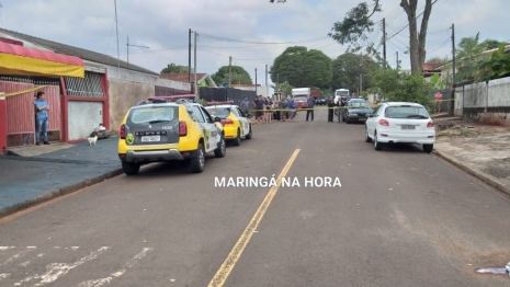 foto de Homem é executado a tiros no Jardim Alvorada em Maringá 