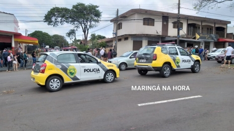 foto de Homem é executado a tiros no Jardim Alvorada em Maringá 