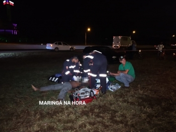 foto de Ciclista Haitiano morre após violenta colisão frontal com veículo na marginal da rodovia entre Paiçandu e Maringá