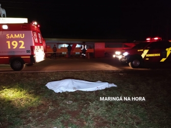 foto de Ciclista Haitiano morre após violenta colisão frontal com veículo na marginal da rodovia entre Paiçandu e Maringá