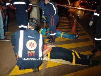 foto de Ciclista Haitiano morre após violenta colisão frontal com veículo na marginal da rodovia entre Paiçandu e Maringá