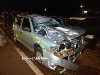 foto de Ciclista Haitiano morre após violenta colisão frontal com veículo na marginal da rodovia entre Paiçandu e Maringá