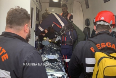 foto de Capotamento de triciclo deixa homem gravemente ferido entre Marialva e Sarandi