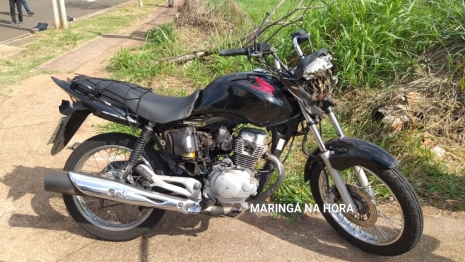 foto de Acidente grave envolvendo duas motos e caminhão no Jardim Universitário em Maringá 