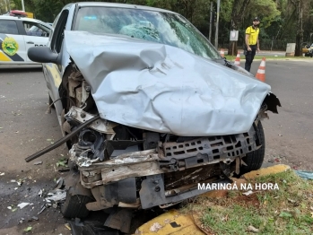 foto de Agentes da Semob são atropelados por motorista embriagado enquanto atendiam uma ocorrência de acidente em Maringá