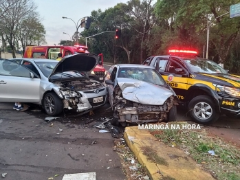 foto de Agentes da Semob são atropelados por motorista embriagado enquanto atendiam uma ocorrência de acidente em Maringá