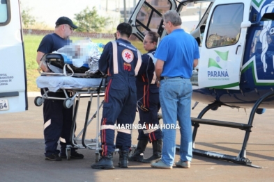 foto de Grave - Adolescente é socorrida em estado grave ao sofrer queimaduras 