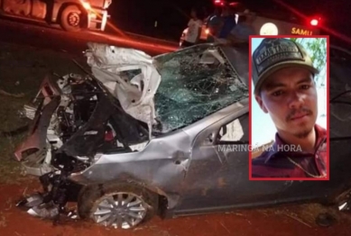 foto de Acidente fatal na rodovia PR-323 – Jovem motociclista morreu ontem a noite em acidente com carro