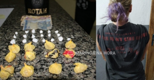 Mulher é presa por suspeita de tráfico de droga em Sarandi