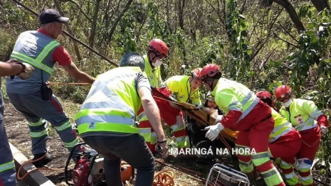 foto de Maringaenses que retornavam do estado de São Paulo se envolvem em acidente