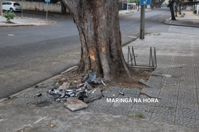 foto de Policiais Militares ficam feridos após grave acidente com viatura em Maringá