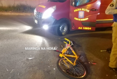 foto de Fatalidade: esposa morre após marido atropelar ciclista em Maringá