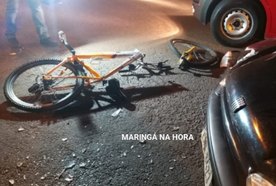 foto de Fatalidade: esposa morre após marido atropelar ciclista em Maringá