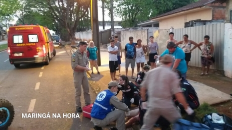 foto de Capotamento de quadriciclo deixa homem ferido em Maringá