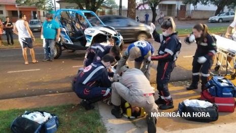 foto de Capotamento de quadriciclo deixa homem ferido em Maringá