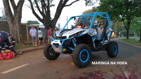 foto de Capotamento de quadriciclo deixa homem ferido em Maringá