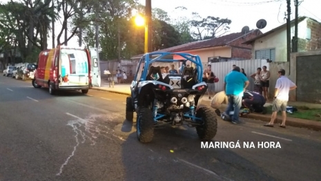 foto de Capotamento de quadriciclo deixa homem ferido em Maringá