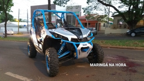 foto de Capotamento de quadriciclo deixa homem ferido em Maringá