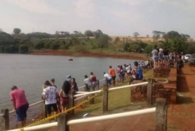 foto de Dois adolescentes de 12 e 13 anos morreram afogados no lago, em Apucarana