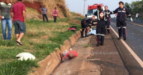 Tragédia - Dois motociclistas morrem em acidente com caminhão na manhã desta quarta-feira