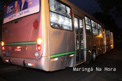 foto de Motoqueiro sofre ferimentos graves ao bater em ônibus em Maringá 