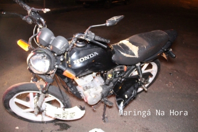 foto de Motoqueiro sofre ferimentos graves ao bater em ônibus em Maringá 