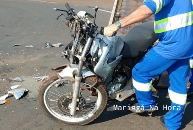 foto de Motociclista e socorrido inconsciente após colidir com carreta entre Sarandi e Marialva