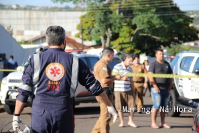 foto de Jovem é executado a tiros no quintal da casa onde morava em Maringá