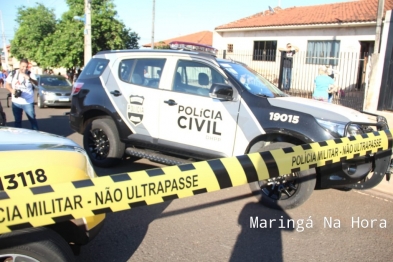 foto de Jovem é executado a tiros no quintal da casa onde morava em Maringá