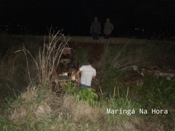 foto de Dois idosos ficaram gravemente feridos em um acidente violento registado entre Marialva e o Distrito de Aquidaban