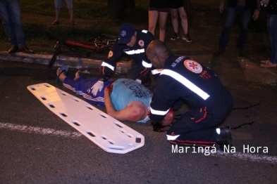 foto de Trauma de crânio - Ciclista é socorrido inconsciente em Maringá 