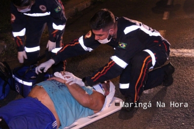 foto de Trauma de crânio - Ciclista é socorrido inconsciente em Maringá 