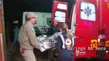 foto de Colisão traseira deixa motociclista gravemente ferido em Maringá