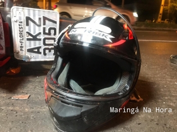 foto de Acidente entre carro e moto deixa motociclista em estado grave em Maringá