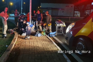 foto de Lamentável - Motociclista perde a vida no trânsito Maringaense