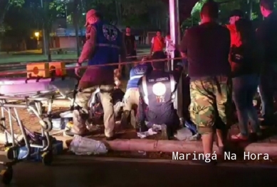 foto de Lamentável - Motociclista perde a vida no trânsito Maringaense