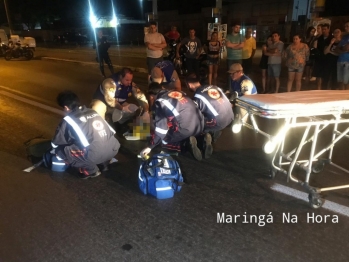 foto de Morre no hospital motociclista que sofreu acidente na Colombo em Maringá