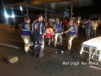 foto de Morre no hospital motociclista que sofreu acidente na Colombo em Maringá