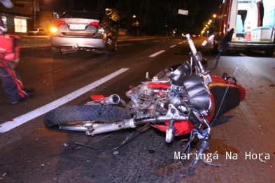 foto de Morre no hospital motociclista que sofreu acidente na Colombo em Maringá