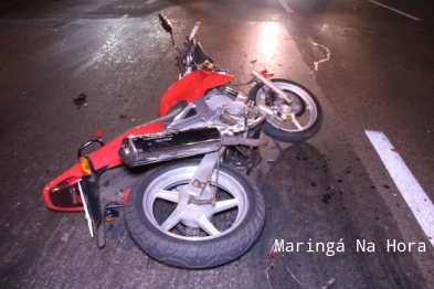 foto de Morre no hospital motociclista que sofreu acidente na Colombo em Maringá