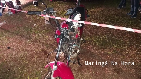 foto de Imagem mostra o momento exato em que um motociclista morre em Maringá