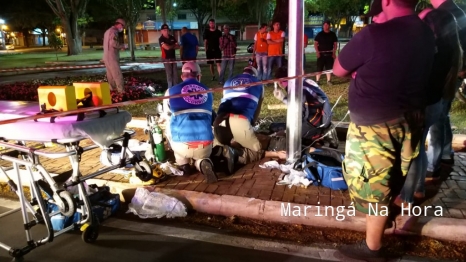 foto de IML identificou motociclista que morreu na Mandacaru em Maringá